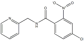 4-chloro-2-nitro-N-(pyridin-2-ylmethyl)benzamide 구조식 이미지