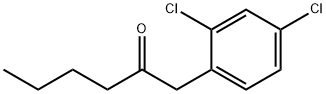 1-(2,4-DICHLOROPHENYL)HEXAN-2-ONE Structure