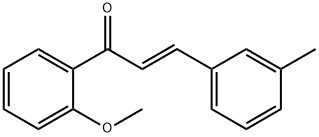 (2E)-1-(2-methoxyphenyl)-3-(3-methylphenyl)prop-2-en-1-one 구조식 이미지