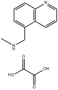 N-methyl-1-(5-quinolinyl)methanamine oxalate 구조식 이미지