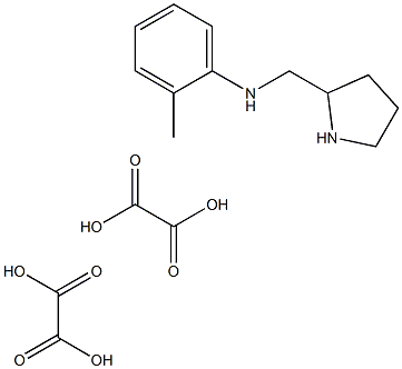 2-METHYL-N-(PYRROLIDIN-2-YLMETHYL)ANILINE DIOXALATE Structure