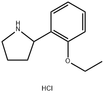 2-(2-Ethoxyphenyl)pyrrolidine, HCl Structure