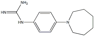 N-(4-azepan-1-ylphenyl)guanidine 구조식 이미지