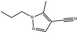 5-methyl-1-propyl-1H-pyrazole-4-carbonitrile Structure