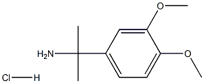 [1-(3,4-dimethoxyphenyl)-1-methylethyl]amine hydrochloride Structure