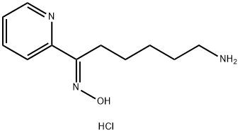 (Z)-N-[6-amino-1-(pyridin-2-yl)hexylidene]hydroxylamine hydrochloride 구조식 이미지