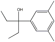 3-(3,5-dimethylphenyl)pentan-3-ol 구조식 이미지