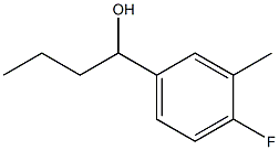 1-(4-fluoro-3-methylphenyl)butan-1-ol Structure