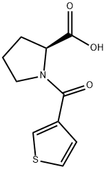 L-Proline, 1-(3-thienylcarbonyl)- Structure