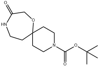 tert-butyl 9-oxo-7-oxa-3,10-diazaspiro[5.6]dodecane-3-carboxylate Structure
