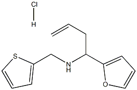 [1-(2-furyl)-3-buten-1-yl](2-thienylmethyl)amine hydrochloride 구조식 이미지