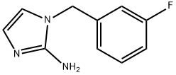 1-(3-Fluorobenzyl)-1H-imidazol-2-amine 구조식 이미지