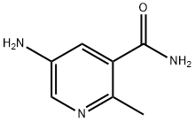5-Amino-2-methylnicotinamide Structure