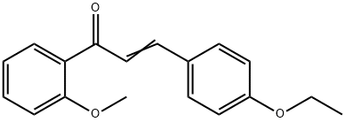 (2E)-3-(4-ethoxyphenyl)-1-(2-methoxyphenyl)prop-2-en-1-one Structure