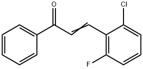 (2E)-3-(2-chloro-6-fluorophenyl)-1-phenylprop-2-en-1-one 구조식 이미지