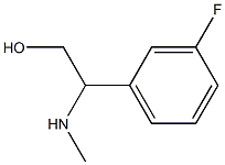 2-(3-FLUOROPHENYL)-2-(METHYLAMINO)ETHAN-1-OL Structure