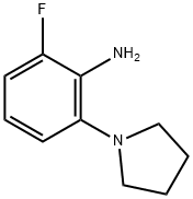 2-Fluoro-6-(pyrrolidin-1-yl)aniline 구조식 이미지