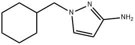 1-(cyclohexylmethyl)-1H-pyrazol-3-amine 구조식 이미지