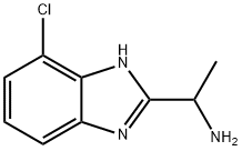1-(4-Chloro-1H-benzoimidazol-2-yl)-ethylamine 구조식 이미지