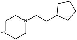 1-(2-Cyclopentyl-ethyl)-piperazine Structure