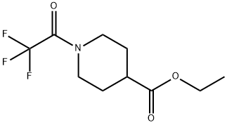 ethyl 1-(trifluoroacetyl)piperidine-4-carboxylate 구조식 이미지