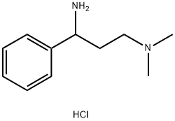 3-Dimethylamino-1-phenyl-propanamine dihydrochloride 구조식 이미지