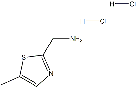 (5-methyl-1,3-thiazol-2-yl)methanamine:dihydrochloride Structure