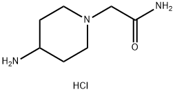 2-(4-amino-1-piperidinyl)acetamide dihydrochloride 구조식 이미지