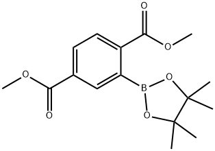 DIMETHYL 2-(4,4,5,5-TETRAMETHYL-1,3,2-DIOXABOROLAN-2-YL)TEREPHTHALATE 구조식 이미지