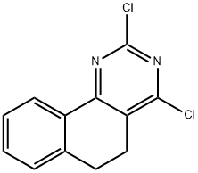 2,4-Dichloro-5,6-dihydrobenzo[h]quinazoline 구조식 이미지