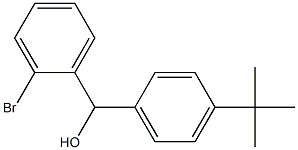 (2-bromophenyl)-(4-tert-butylphenyl)methanol 구조식 이미지