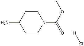 Methyl 4-aminopiperidine-1-carboxylate hydrochloride 구조식 이미지