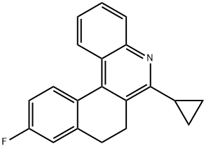 6-Cyclopropyl-10-fluoro-7,8-dihydrobenzo[k]phenanthridine Structure