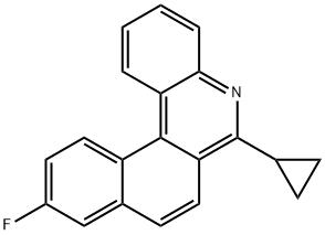 6-Cyclopropyl-10-fluorobenzo[k]phenanthridine 구조식 이미지