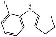 5-Fluoro-1,2,3,4-tetrahydrocyclopenta[b]indole 구조식 이미지