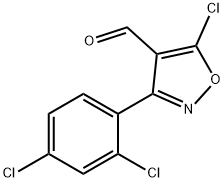 5-chloro-3-(2,4-dichlorophenyl)-1,2-oxazole-4-carbaldehyde Structure