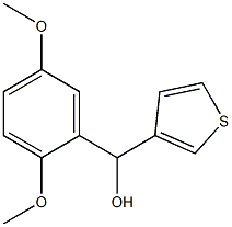 (2,5-DIMETHOXYPHENYL)(THIOPHEN-3-YL)METHANOL Structure