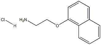 [2-(1-naphthyloxy)ethyl]amine hydrochloride 구조식 이미지