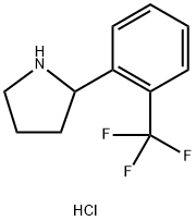 2-(2-(TRIFLUOROMETHYL)PHENYL)PYRROLIDINE HCL Structure