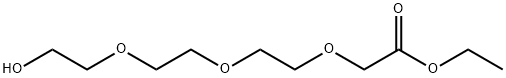 ethyl 2-(2-(2-(2-hydroxyethoxy)ethoxy)ethoxy)acetate 구조식 이미지