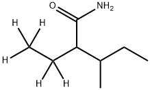 3-methyl-2-(1,1,2,2,2-pentadeuterioethyl)pentanamide Structure