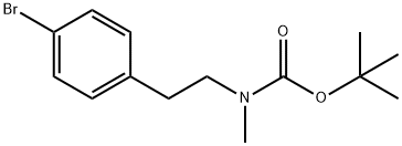N-boc-N-methyl-4-bromophenethylamine Structure