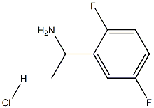 1-(2,5-DIFLUOROPHENYL)ETHANAMINE HYDROCHLORIDE Structure