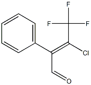 3-Chloro-4,4,4-trifluoro-2-phenyl-but-2-enal Structure