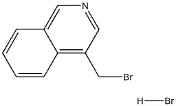 4-(BROMOMETHYL)ISOQUINOLINE HBR 구조식 이미지