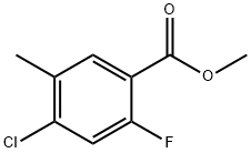 Methyl 4-chloro-2-fluoro-5-methylbenzoate Structure