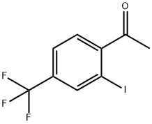 1-(2-Iodo-4-trifluoromethyl-phenyl)-ethanone Structure