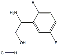 2-AMINO-2-(2,5-DIFLUOROPHENYL)ETHAN-1-OL HYDROCHLORIDE Structure