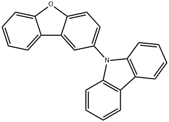 9-(dibenzo[b,d]furan-2-yl)-9H-carbazole Structure