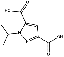 1-(PROPAN-2-YL)-1H-PYRAZOLE-3,5-DICARBOXYLIC ACID Structure